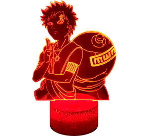 Lámpara ilusión 3D Gaara 7 Colores Led