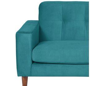 Sofa Salerno 2C Tela  Velvet  Turquesa