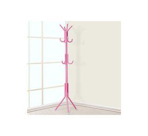 Colgador Perchero Metálico Trípode Rosado 165 CM x 42 CM