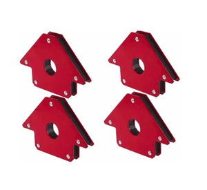Pack 4 Escuadra Magnética Para Soldar 50 Lbs 110 Mm