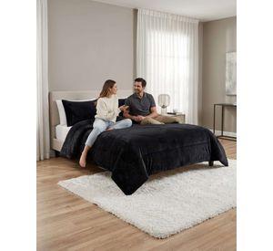 Plumón Cubrecama King Plush con Reverso Chiporro Invierno A8