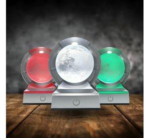 Lampara Bola De Cristal LED RGB Colores Luna