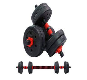 Set Mancuernas con Barra Ajustable 10Kg K-FIT