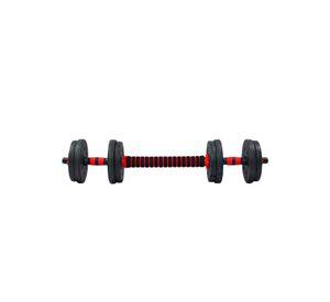 Set Mancuernas con Barra Ajustable 10Kg K-FIT