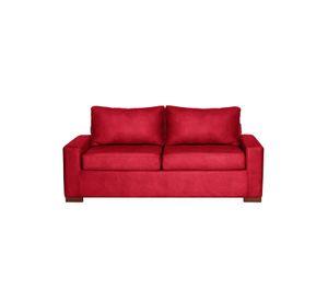 SOFA LIVORNO 3C CUERO KENTUCKY ROJO