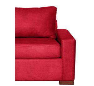SOFA LIVORNO 3C CUERO KENTUCKY ROJO