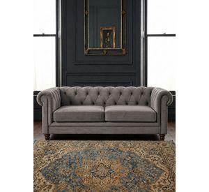 SOFA FLORENCIA 3C TELA VELVET GRIS