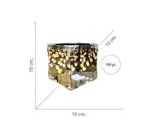 Lámpara Cubo Led Decorativa Tulipán