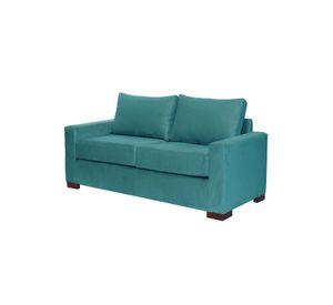 SOFA LIVORNO 2C TELA VELVET TURQUESA