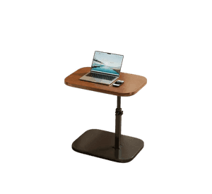 Mesa Auxiliar De Nogal Y Negro Mesita De Noche Brillante Chocolate