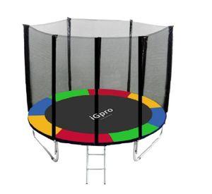 Cama Elastica IGpro con Malla y Escalera 4,27 mt 14FT