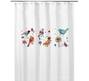 Cortina de Baño Pajaros Colores