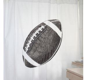 CORTINA BAÑO ALGODÓN PELOTA RUGBY