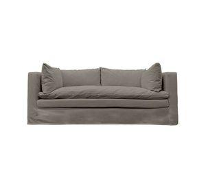 Sofá Puelo Chenille Gris Piedra 3C