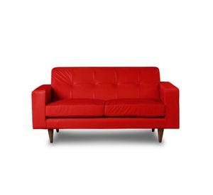 SOFA SALERNO 2C PU ROJO
