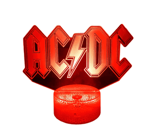 Lámpara ilusión 3D ACDC 7 Colores Led