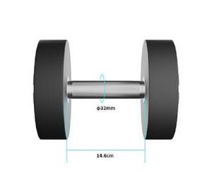 Mancuerna Redonda PU 45 KG