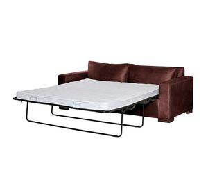 Sofa Cama Livorno 2Pl Cuero Kentucky Café Moro