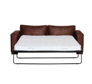 Sofa Cama Livorno 2Pl Cuero Kentucky Café Moro