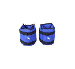Pesas Deportivas Tobillos Muñeca 3 KG Azul