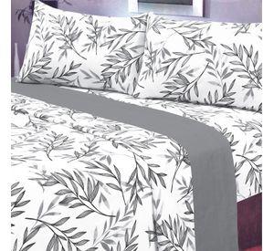 Juego de Sabanas 144 Hilos 1,5 Plaza Ambrosia Grey