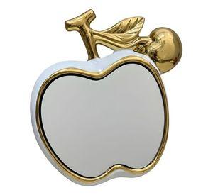 Espejo Decorativo Mesa Forma Manzana Adorno Hogar Jhn