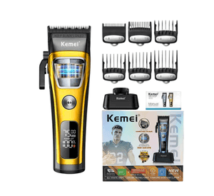 Máquina De Corte Kemei KM-1911 Profesional 7200 RPM Gold