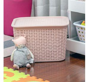 Canastilla Canasta Organizadora Multiusos Rattan 22 Litros