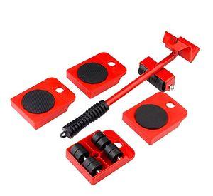 Set 2 Elevador Carretilla Muebles Acero Ergonomico Hogar Lau
