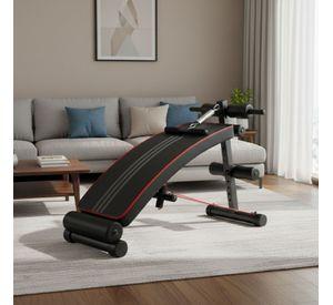 Banca Abdominales Full Pro Biceps Triceps Con Bandas Sportime
