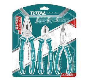 Set De 3 Alicates Universal Combinado Total Tools Tht1k0301