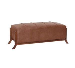 Banqueta Marsella  Cuero Kentucky Tabaco
