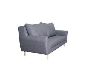 Sofá Lenora Felpa Gris 2C