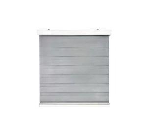 Cortina Roller Duo Zebra Día Noche 150x200cm Gris
