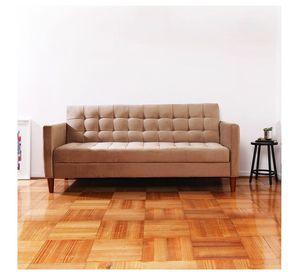 FUTON GENOVA TELA VELVET BEIGE