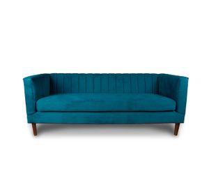 SOFA SORRENTO 3C TELA VELVET VIVIAN AZUL