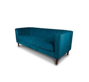 SOFA SORRENTO 3C TELA VELVET VIVIAN AZUL