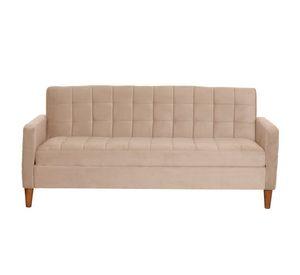 FUTON GENOVA TELA VELVET BEIGE