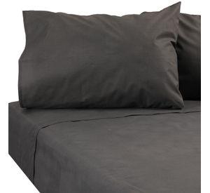 Sàbana Lisa 2 Plazas 144 Hilos Gris