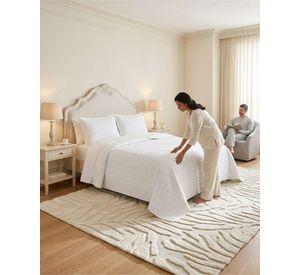 Cubrecama Quilt Verano King Delgado Texturizado Set Con Fundas a5