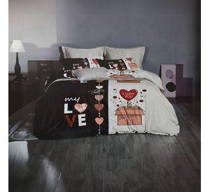 JUEGO DE SABANAS 2.0 PLAZAS QUEEN MY LOVE 638