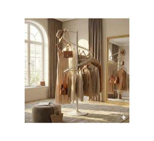 Perchero colgador Exhibidor Espiral Premium Color Blanco
