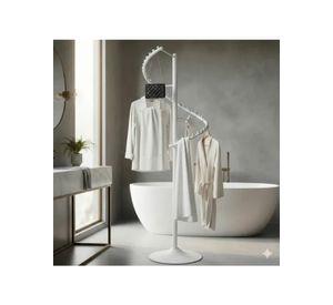 Perchero colgador Exhibidor Espiral Premium Color Blanco