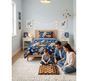 Quilt Cubrecamas Ligero Verano Efecto 5D Plaza y Media PM6