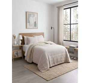 Plumon Quilt King Con Sherpa Palma Cationic Suave m4