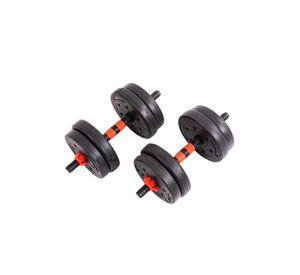 Set Mancuernas Barra Armable Ajustable Profesional 10 KG