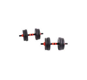 Set Mancuernas Barra Armable Ajustable Profesional 10 KG