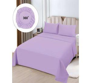 JUEGO DE SABANAS SUPERKING LILA