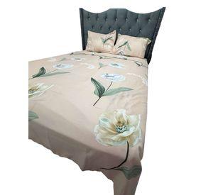 JUEGO DE SABANA   KING ROSADO FLORES