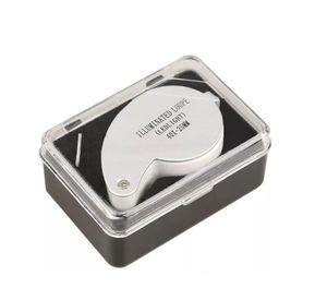 Lupa Geologica 40x25mm Led Lupa Joyero Con Luz